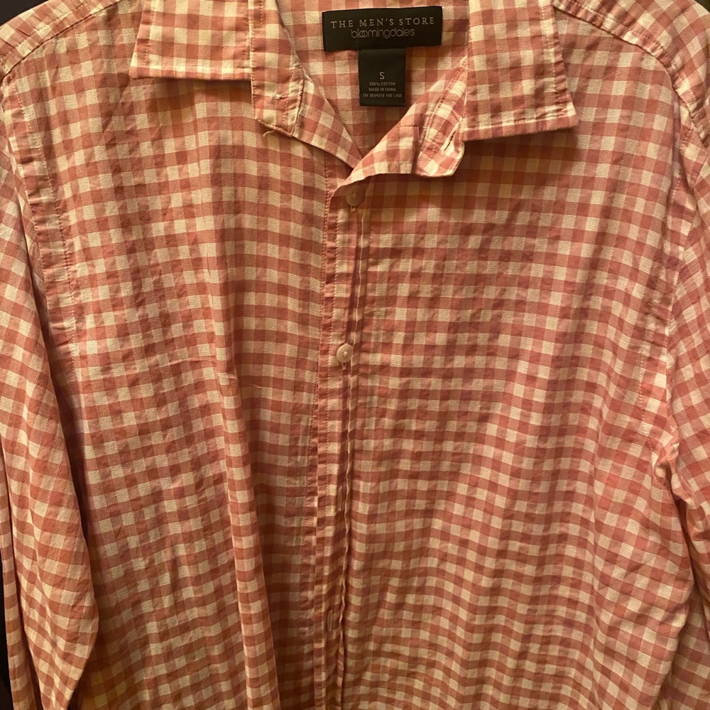Dress shirt Bloomingdale men's small